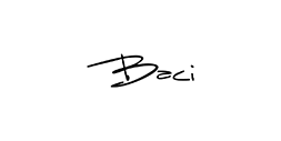 Baci Ristorante logo in black